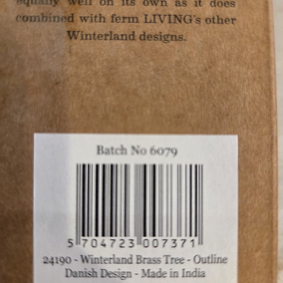 Ferm Living Gold and Black Holiday Tree Sculptures - Picture 6 of 6